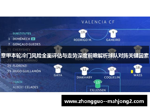 意甲本轮冷门风险全面评估与走势深度前瞻解析球队对阵关键因素 意甲本轮冷门风险全面评估与走势深度前瞻解析球队对阵关键因素