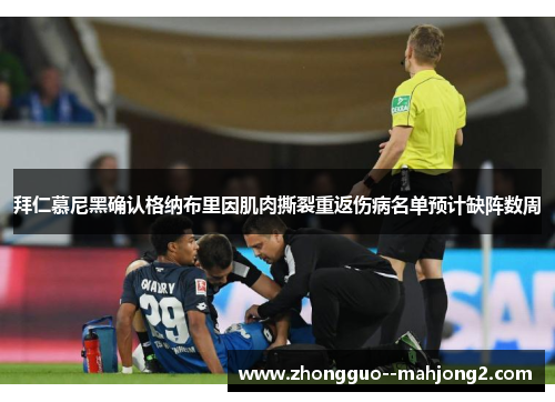 拜仁慕尼黑确认格纳布里因肌肉撕裂重返伤病名单预计缺阵数周